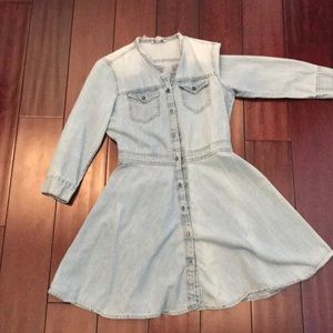 Denim A-line Dress